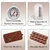 Combo Pack of Kitchen Thermometer, Baking Polisher, 12 and 15 indent Silicone Chocolate Mould